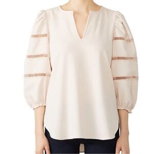 See By Chloe Cream Puff Sleeve Blouse size large quiet luxury 
Career work boss